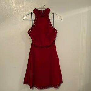 Maroon homecoming dress